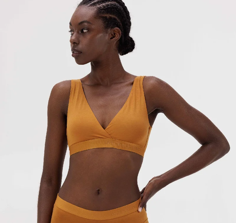 Comfortable seamless women's panties for smooth wear-Soft Touch Basic Bralette