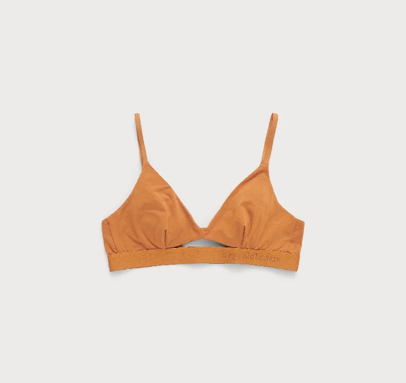 Women's panties with cooling fabric for hot weather-Soft Touch Cut-Out Bralette