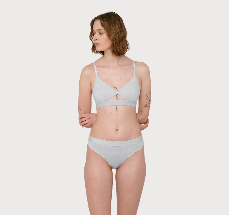 Women's panties with cooling mesh for breathability-Soft Touch Tanga 2-pack