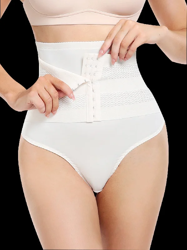 Women's corset for curvy body types-Adjustable High Waist Tummy Control Briefs
