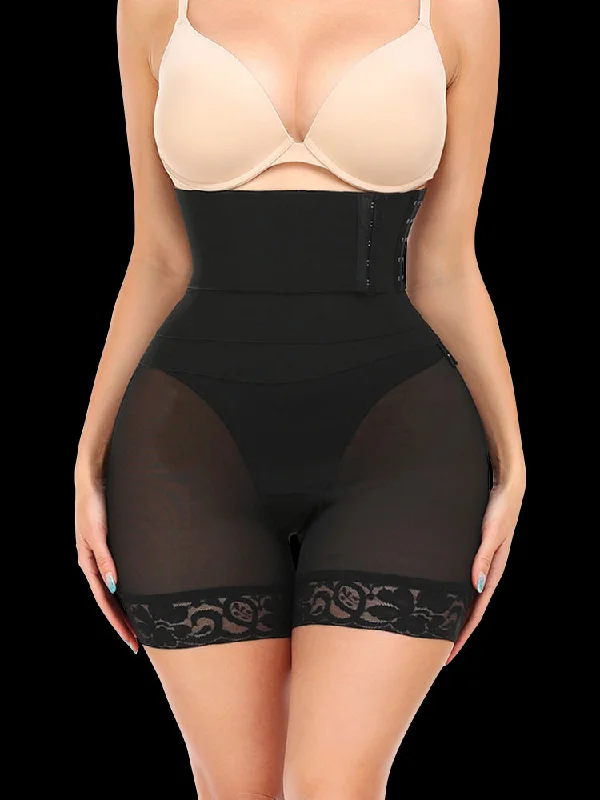 Women's corset for curvy body types-Adjustable Waist Band Tummy Control Shapewear