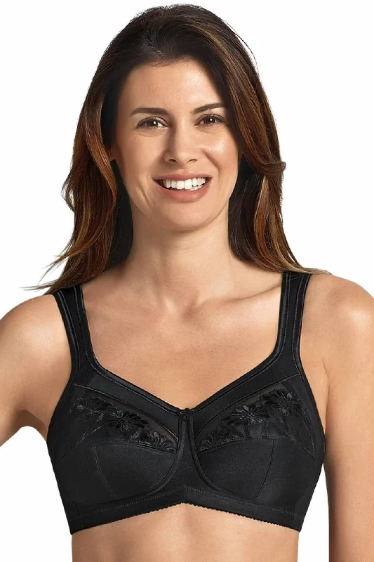 Women's lingerie for curve control-Anita Safina Wire Free Mastectomy Bra - Black