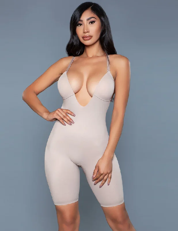 Women's corset for nightwear-Be Wicked 2172 Nude All Day Every Day Bodyshaper