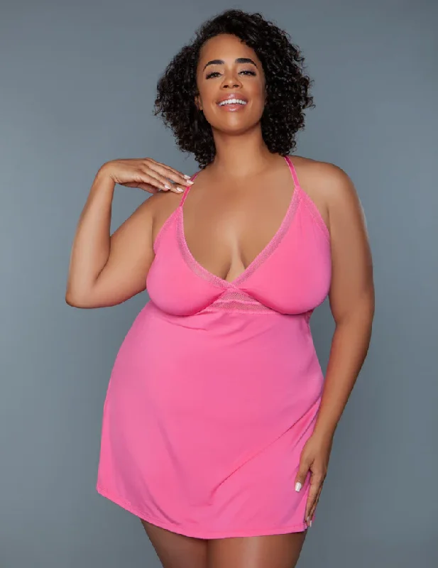 Women's lingerie for feeling confident-Be Wicked 2250P Hailee Babydoll Coral