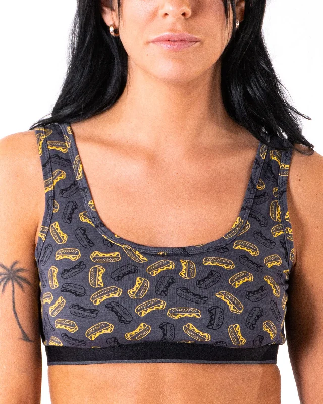 Women's lingerie for modern fit-Bralette Ubra Bodyskin Weekend Hotdog