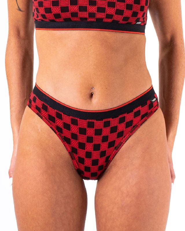 Women's lingerie for confidence boost-Culotte Bikini Bodyskin Weekend Check