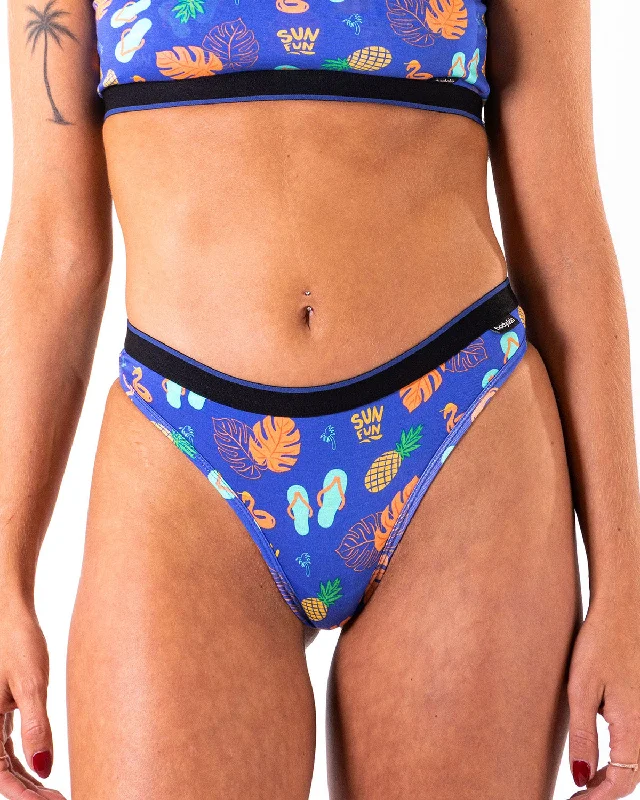 Women's lingerie for enhanced bust-Culotte Bikini Bodyskin Weekend Sunfun