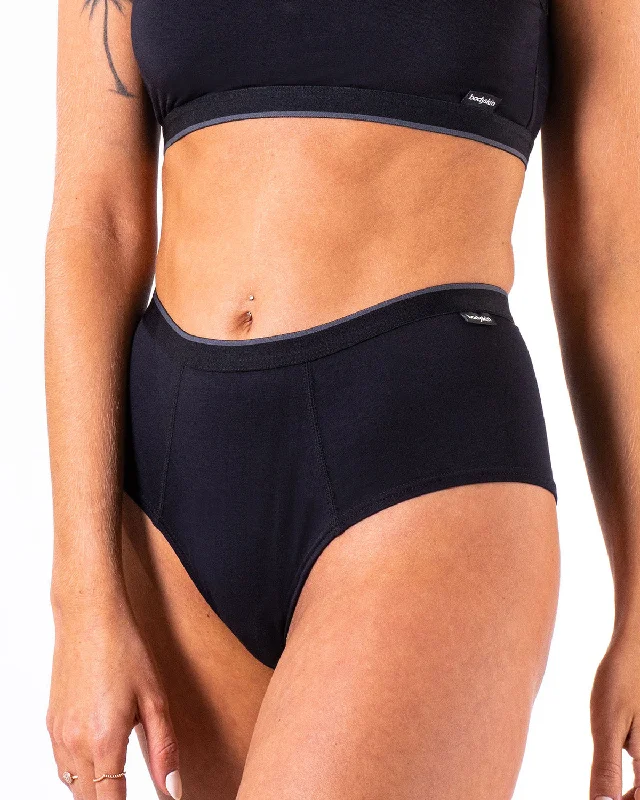 Women's lingerie for confident woman-Culotte Cheeky Bodyskin Daily noire