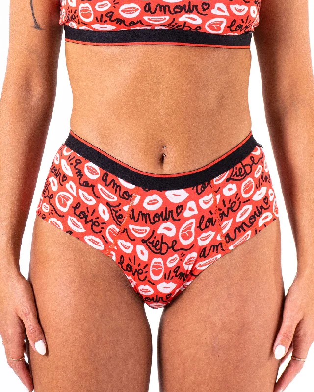 Women's lingerie for silk fabric appeal-Culotte Cheeky Bodyskin Weekend Love