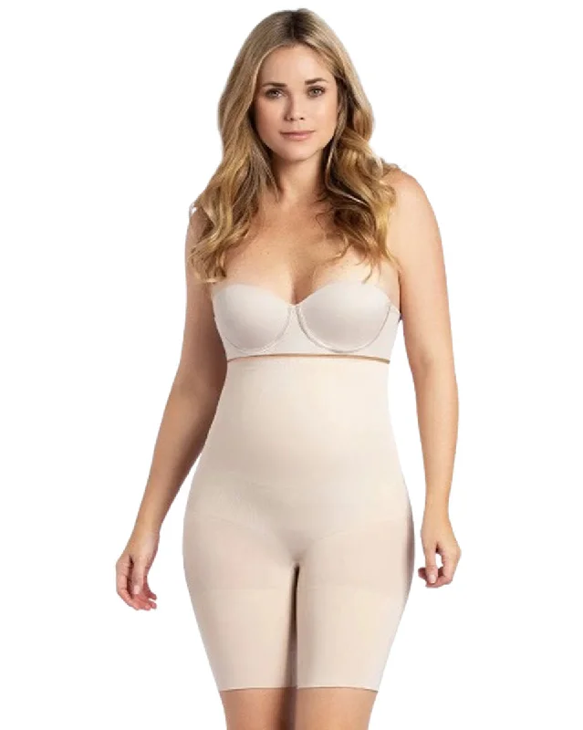 Women's corset for tummy tuck effect-Curveez Comfort Evolution Hi-waist Thigh Slimmer Women's corset for tummy tuck effect-Curveez Comfort Evolution Hi-waist Thigh Slimmer