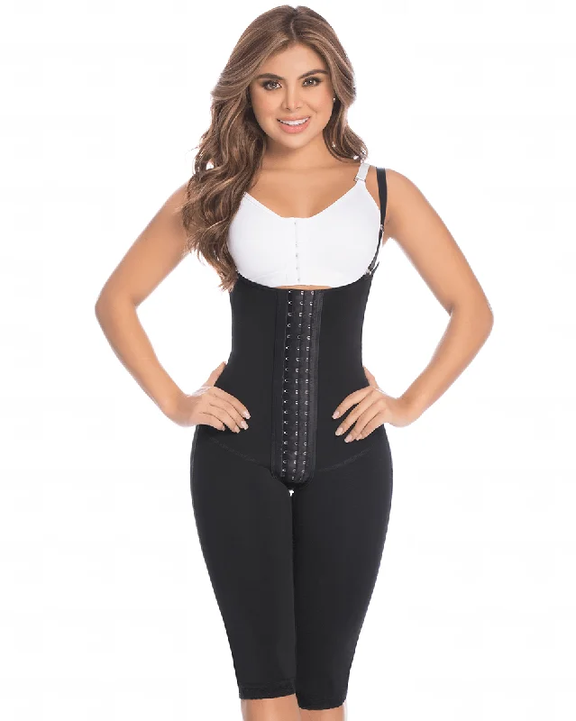Women's corset with comfortable back support-Delie By Fajas D'Prada Knee-Length Shapewear Women's corset with comfortable back support-Delie By Fajas D'Prada Knee-Length Shapewear