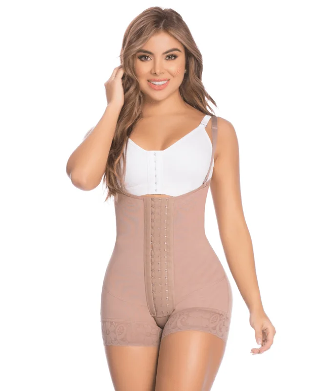 Women's corset for elegant evening wear-Delie Fajas Short Girdle With Buttocks Enhancement Women's corset for elegant evening wear-Delie Fajas Short Girdle With Buttocks Enhancement