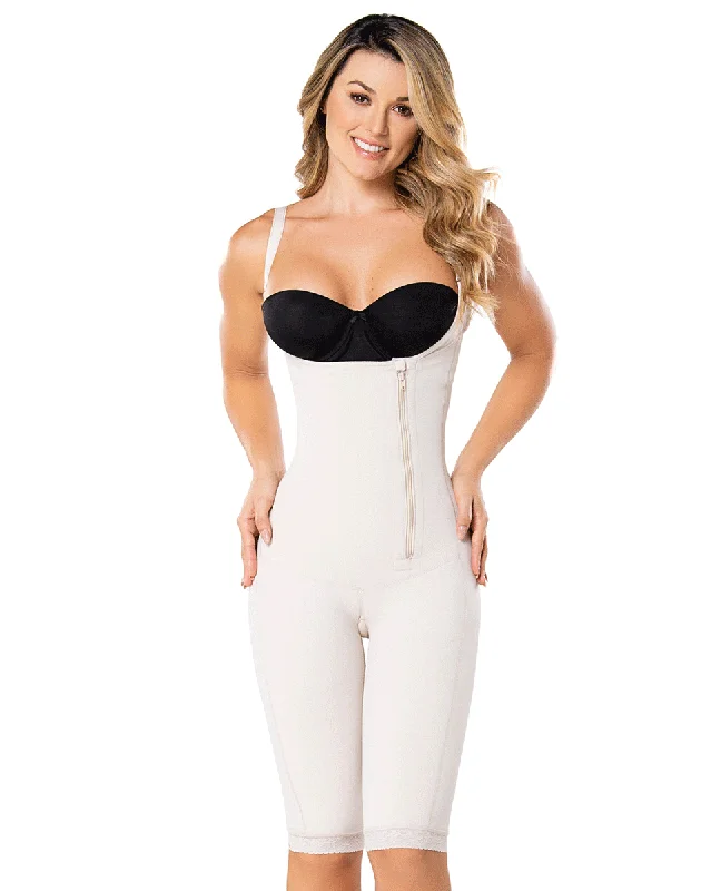 Women's corset for formal dress-Diane & Geordi Colombian Fajas Tummy Reducer Capri Shaper