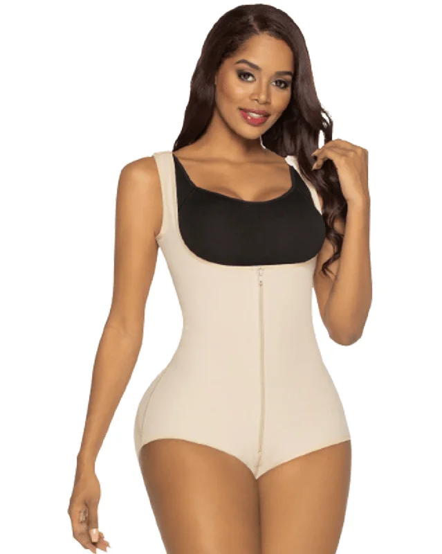 Women's corset for shaping under dresses-Equilibrium Firm Compression Shapewear - Boyshort Style Wide Strap Bodysuit Women's corset for shaping under dresses-Equilibrium Firm Compression Shapewear - Boyshort Style Wide Strap Bodysuit