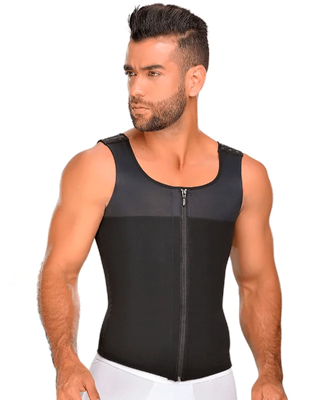 Women's corset with floral lace design-Fajas M & D Compression Shaper Shirts for Men Women's corset with floral lace design-Fajas M & D Compression Shaper Shirts for Men