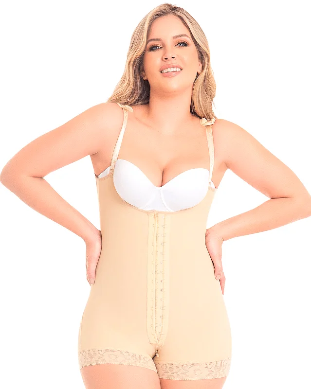 Women's corset with lace trim for elegance-Fajas M & D Extra Short Slimming Body Shaper for Women Women's corset with lace trim for elegance-Fajas M & D Extra Short Slimming Body Shaper for Women