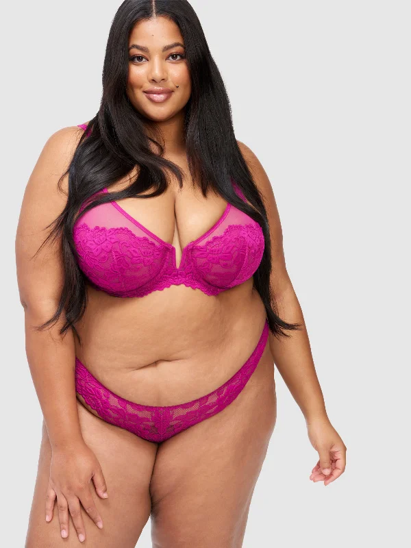 Women's lingerie for silky feel-Jessica Lace Full Figure Bra