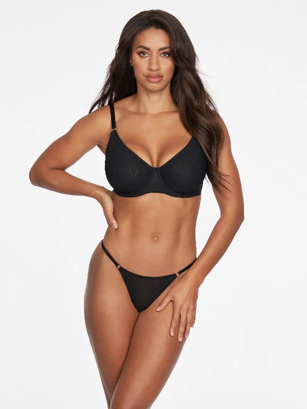 Women's lingerie for luxurious look-Kameron Scoop Full Figure Bra