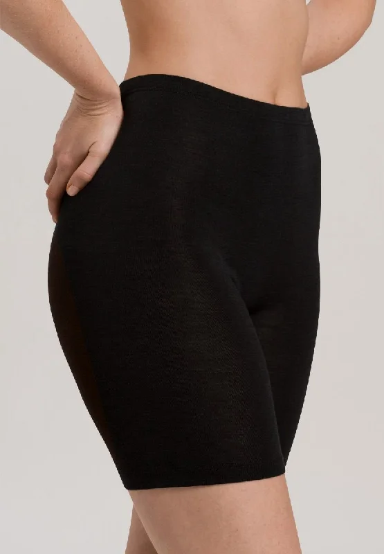 Women's corset for vintage-inspired outfits-Hanro Woolen Silk Short Leg Pant