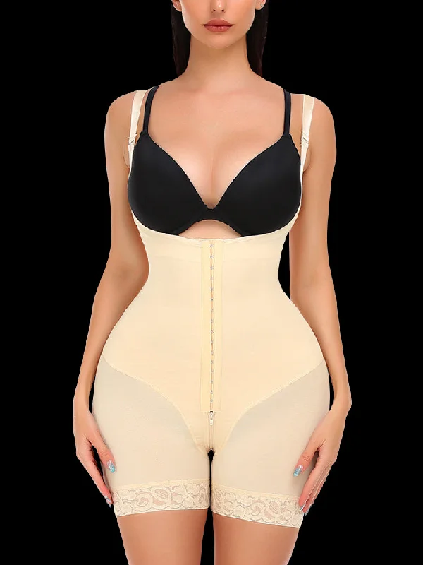 Women's corset with front hook closure for easy wear-Hourglass Butt Lifting Tummy Control Body Shaper Women's corset with front hook closure for easy wear-Hourglass Butt Lifting Tummy Control Body Shaper