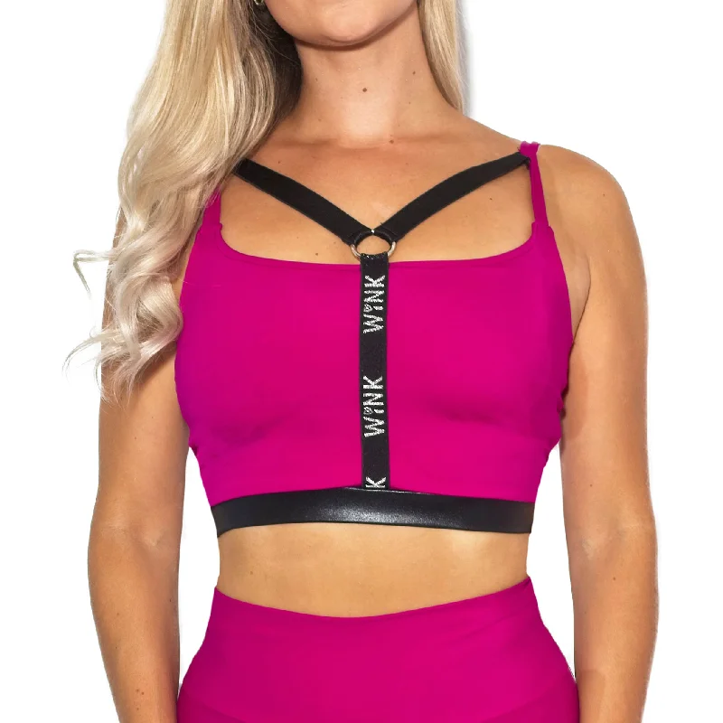 Women's lingerie for sleepwear-Infinity Eco Strap Top - Raspberry