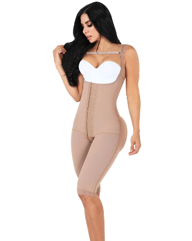 Women's corset for shaping waist and hips-Jackie London Long Bodyshaper With Wide Straps Women's corset for shaping waist and hips-Jackie London Long Bodyshaper With Wide Straps