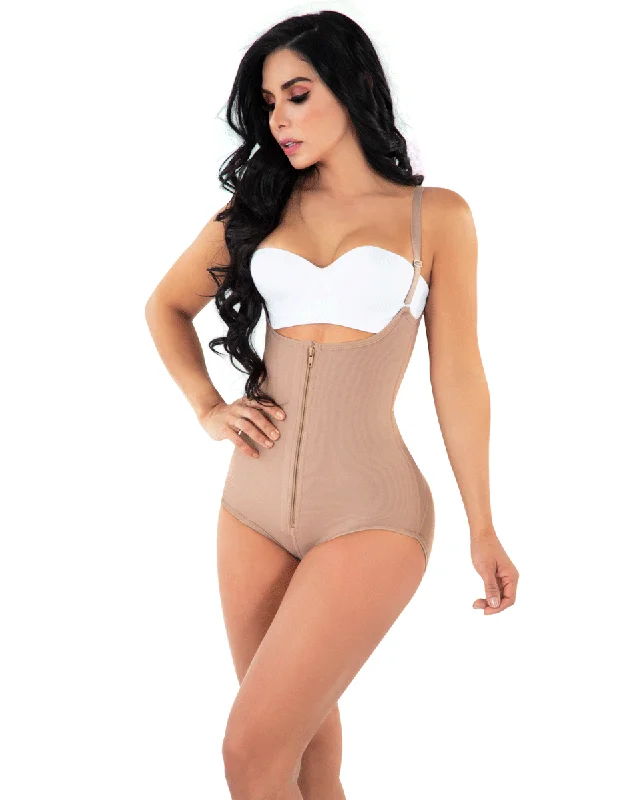 Women's corset with floral lace design-Jackie London Panty Body Shaper With Covered Back Women's corset with floral lace design-Jackie London Panty Body Shaper With Covered Back