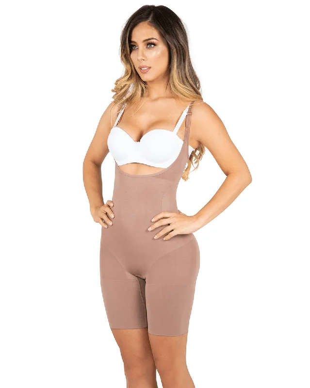 Women's corset for tummy control-Jackie London Seamless Bodysuit Back Coverage
