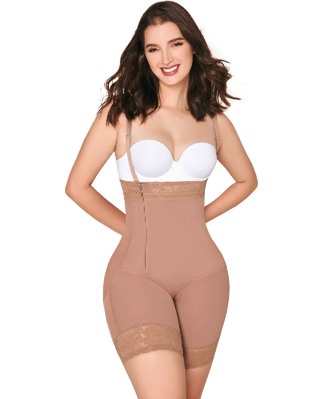 Women's corset with waist training features-Jackie London Shorts Bodyshaper Strapless With Lateral Zipper Women's corset with waist training features-Jackie London Shorts Bodyshaper Strapless With Lateral Zipper