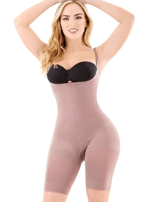 Women's corset with floral lace trim for sophistication-Laty Rose Butt Lifter Tummy Control Open Bust Body Shaper Women's corset with floral lace trim for sophistication-Laty Rose Butt Lifter Tummy Control Open Bust Body Shaper