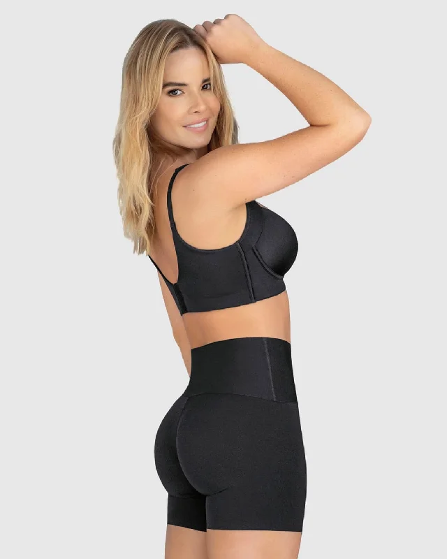 Women's corset for slimming and shaping all day-Leonisa Stay in Place Seamless Slip Short