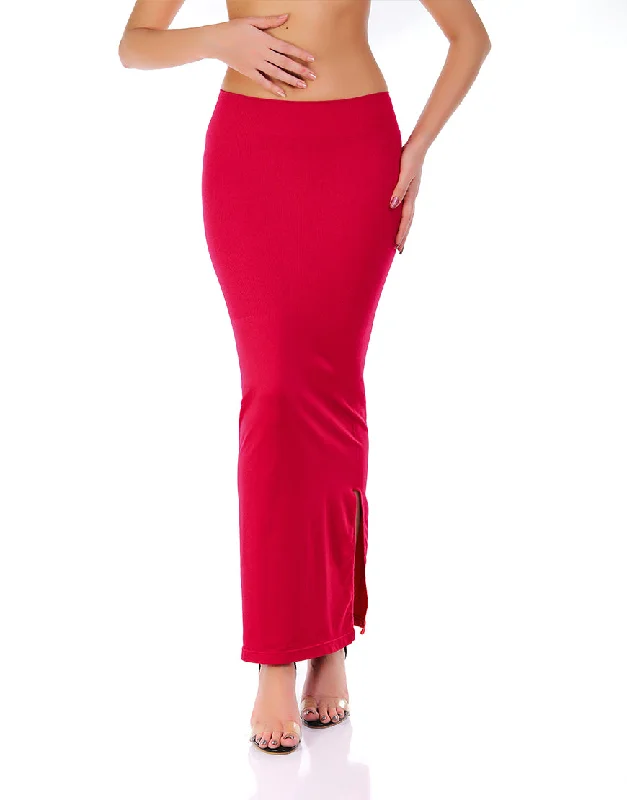 Women's corset for body shaping lingerie-LOSHA STRETCHABLE SAREE SHAPEWEAR -RED