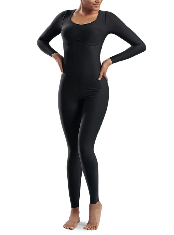 Women's corset with extra firm control-Marena Tall Long Sleeve Bodysuit