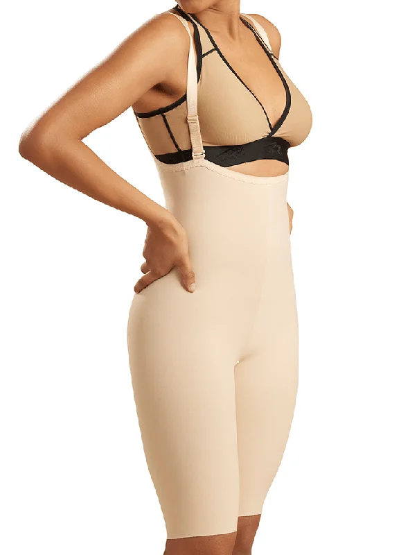 Women's corset with lace and satin fabric for luxury-MARENA ZIPPERLESS GIRDLE WITH SUSPENDERS- SHORT LENGTH Women's corset with lace and satin fabric for luxury-MARENA ZIPPERLESS GIRDLE WITH SUSPENDERS- SHORT LENGTH