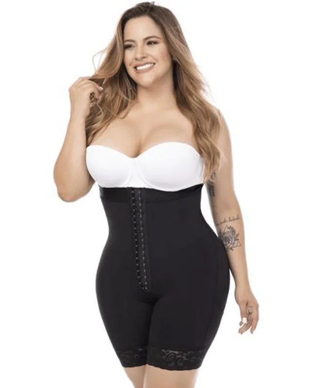 Women's corset with lace detail for feminine charm-MariaE Fajas High Waisted Shaper Shorts Butt Lift High Compression & Front Hooks Women's corset with lace detail for feminine charm-MariaE Fajas High Waisted Shaper Shorts Butt Lift High Compression & Front Hooks