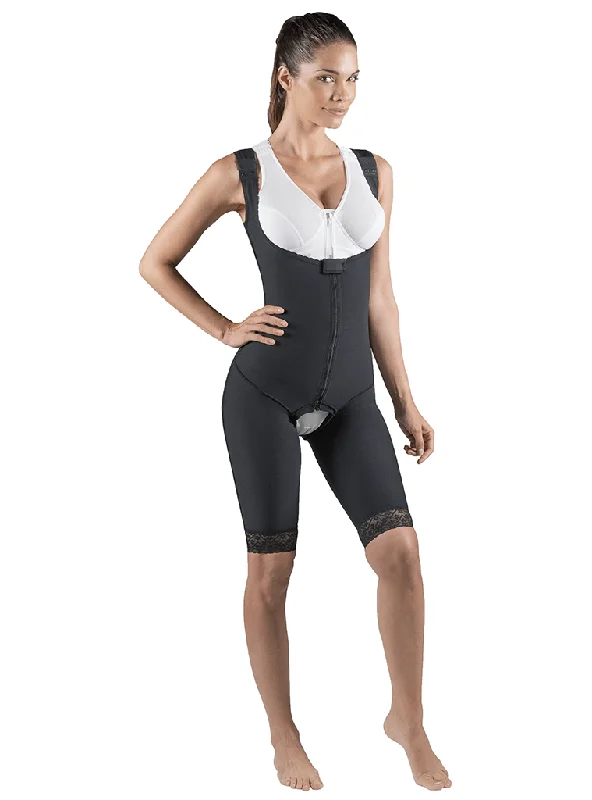 Women's corset with zipper closure design-MedicalZ Elegance Short Lipo Panty High Back