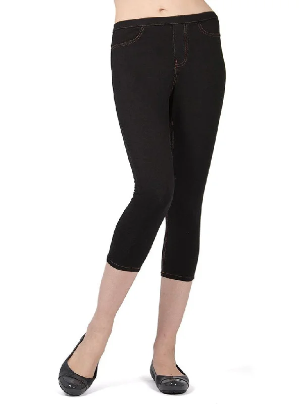 Women's corset for comfortable shaping and contouring-MeMoi Priga Denim Capri