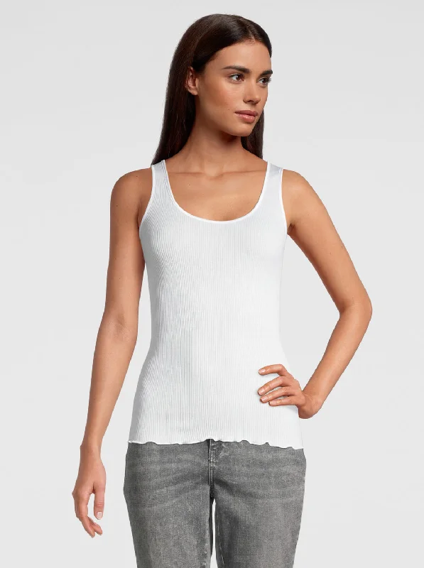 Women's corset for smooth look under clothes-Oscalito Filoscozia® Round Neck Tank Top