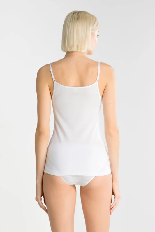 Women's corset for comfortable waist training-Oscalito Ribbed Cami Top