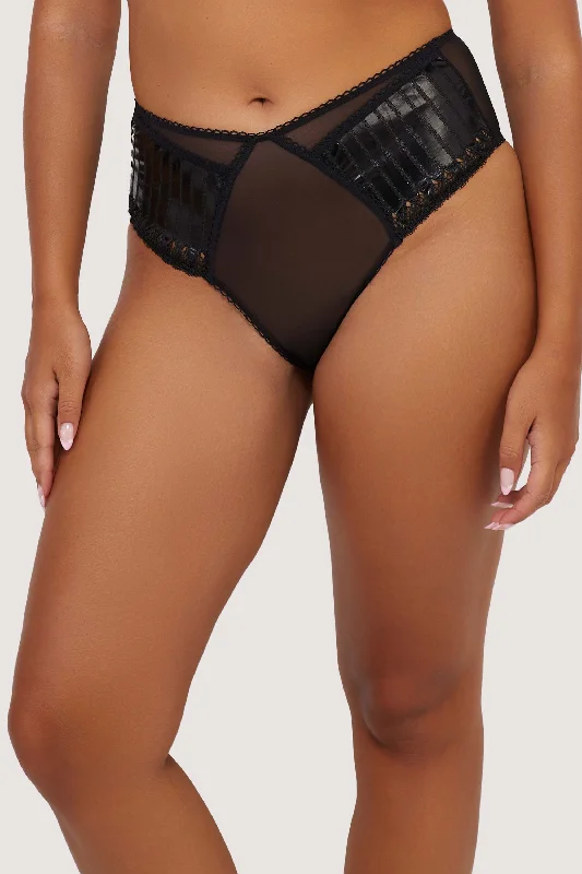 Women's lingerie for luxurious comfort-Jacinda Embroidered Brief