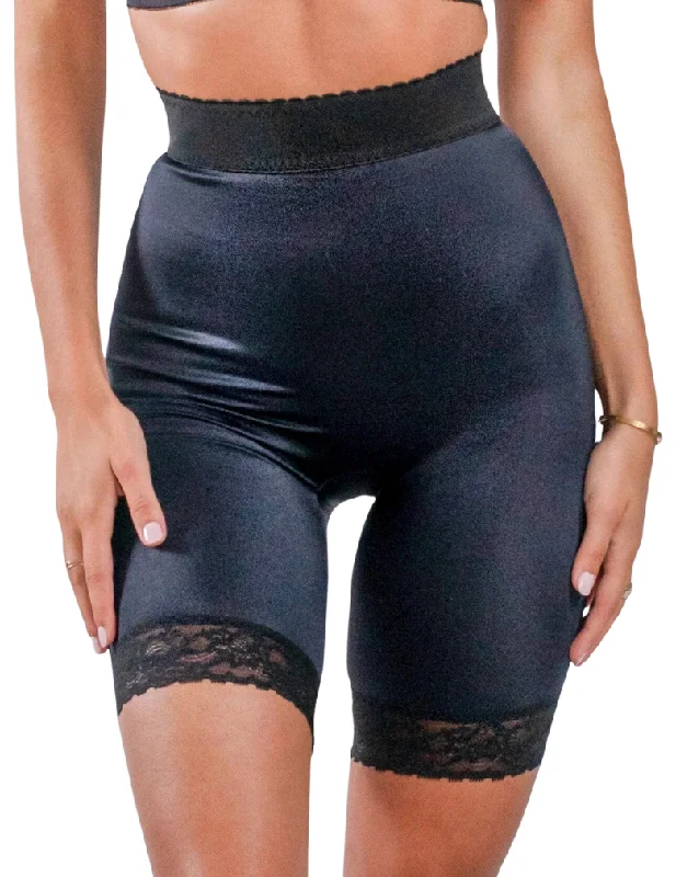 Women's corset with lace-up design for waist control-RAGO 518 High Waist Leg Shaper Light Shaping Women's corset with lace-up design for waist control-RAGO 518 High Waist Leg Shaper Light Shaping