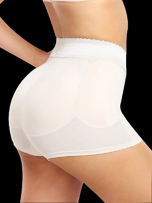 Women's corset with lace-up design for waist control-Seamless Hip Enhancer Shaper BoyShorts
