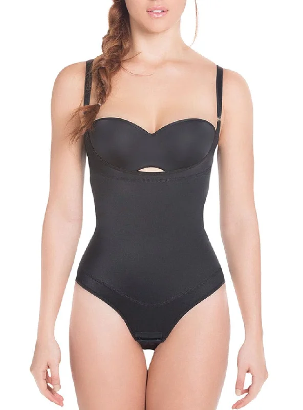 Women's corset for creating defined waist and hips-Siluet Extra-Strength Compression Invisible Panty Braless Body Shaper