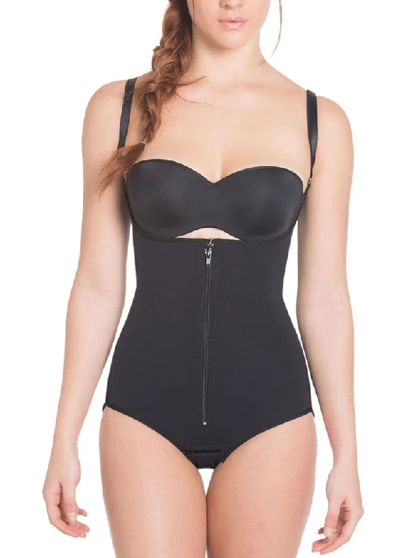 Women's corset for creating sleek curves under dresses-Siluet High Compression Panty Strapless Shapewear