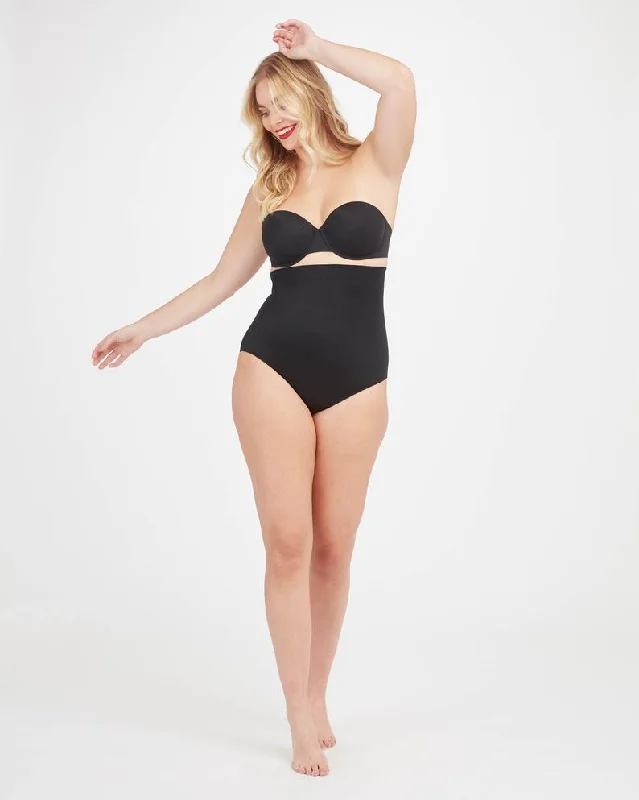 Women's corset for sculpting hourglass figure-Spanx Suit Your Fancy High Waisted Brief