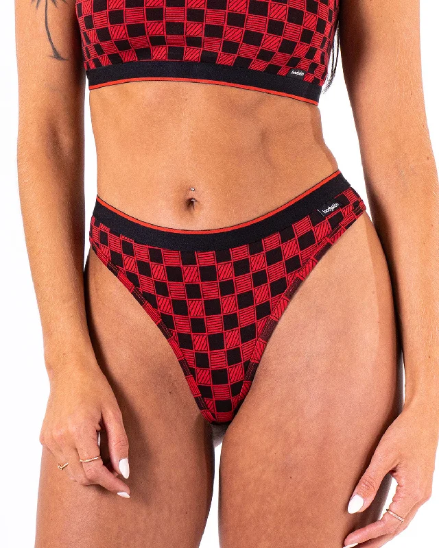 Women's lingerie for intimate wear-String Bodyskin Weekend Check